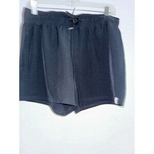 Roxy Womens Black Athletic Shorts M Polyester & Elastane Elastic Waistband With